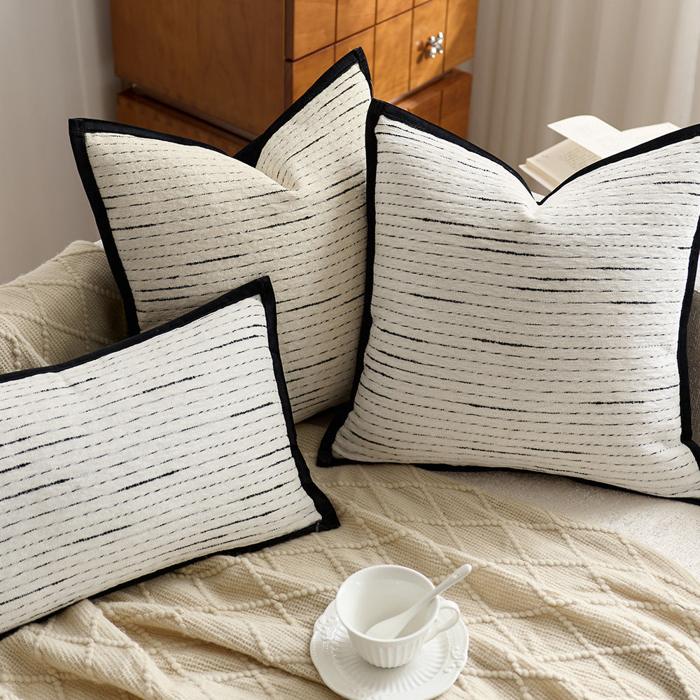 Chic Textured Decorative Cushion