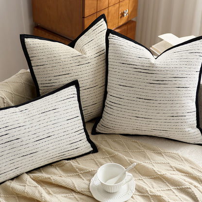 Chic Textured Decorative Cushion