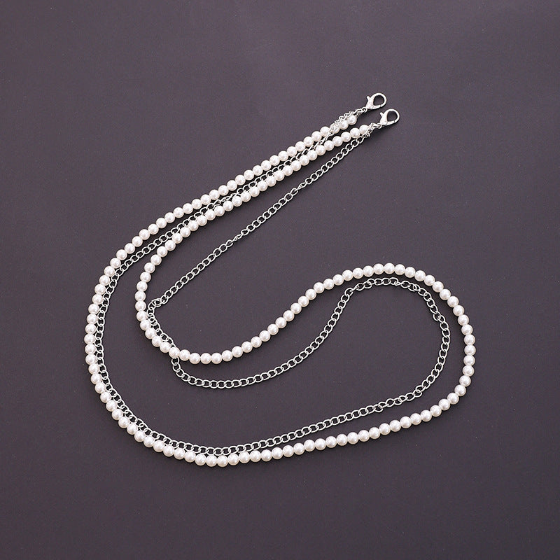 Elegant Beaded Eyewear Chain Acalora