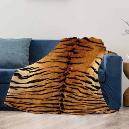 Animal Print Fleece Throw Blanket
