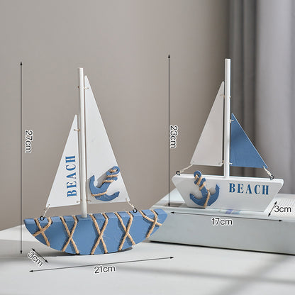 Nautical Sailboat Table Decor