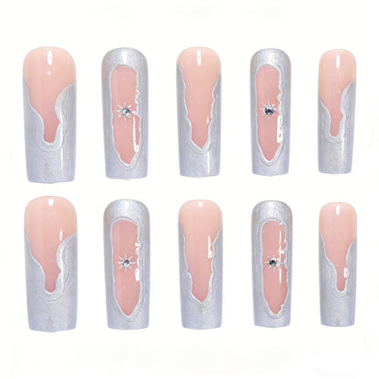 Artistic Press-On Nail Extensions Acalora