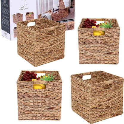 Premium Water Hyacinth Storage Basket Acalora