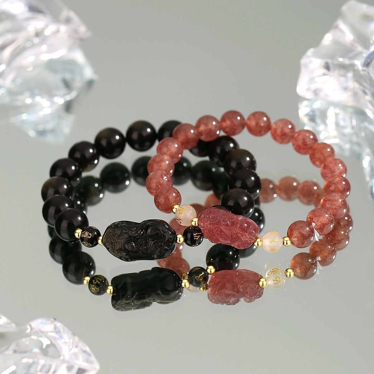 Adjustable Gemstone Wristband Acalora