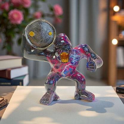 Sporty decorative figure of a weightlifter Acalora