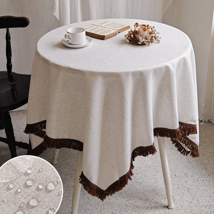 Decorative Fringe Tablecloth