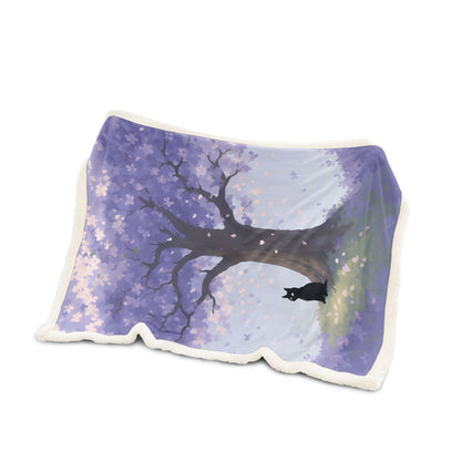 Unisex Fun Cartoon Cat Blanket