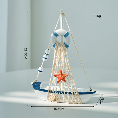 Nautical Theme Sailboat Model