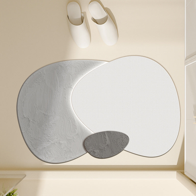 Floral-Inspired Decorative Bath Mat