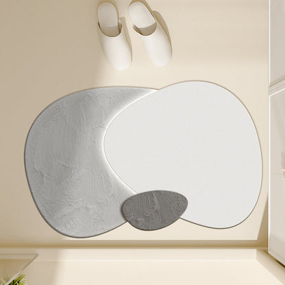 Floral-Inspired Decorative Bath Mat
