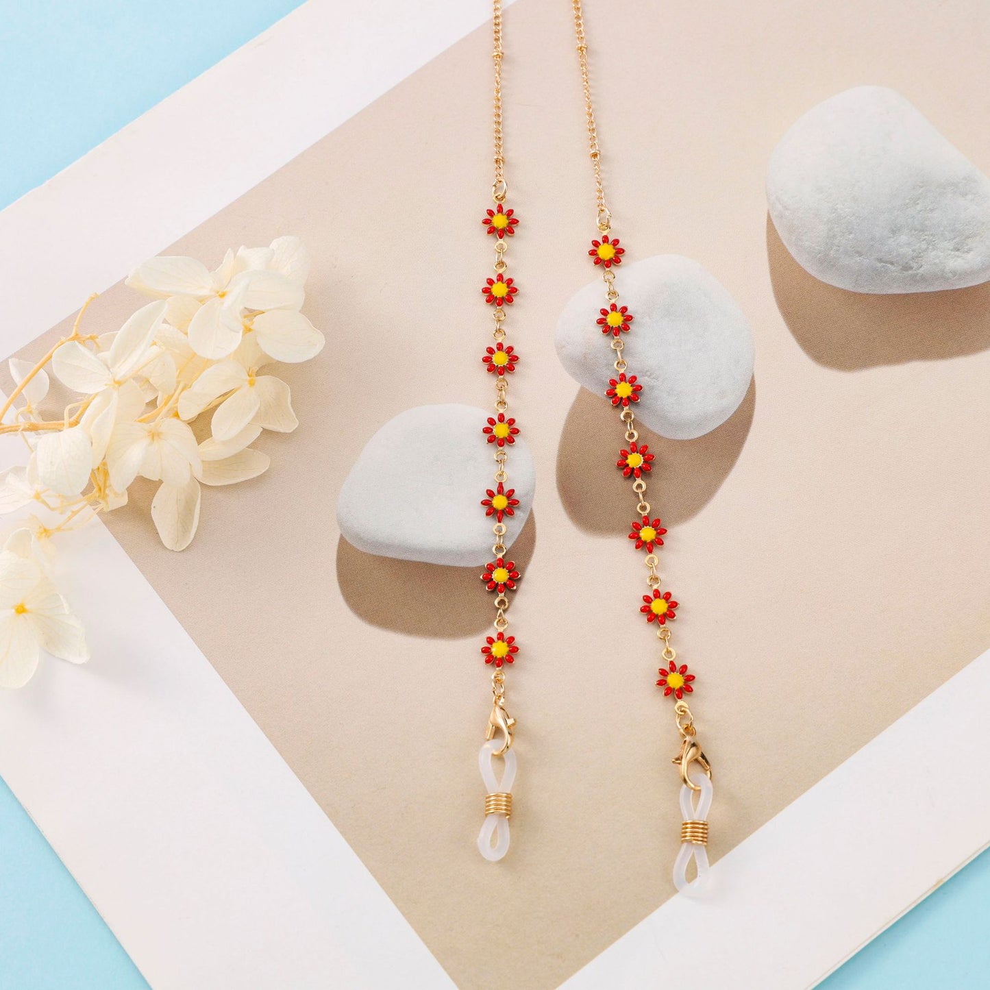 Floral Eyewear Chain Acalora