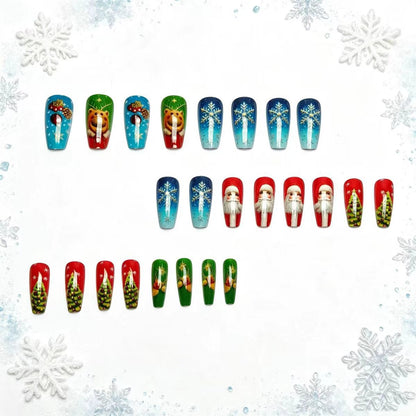 Festive Winter-Themed Nail Art Acalora 1788155576