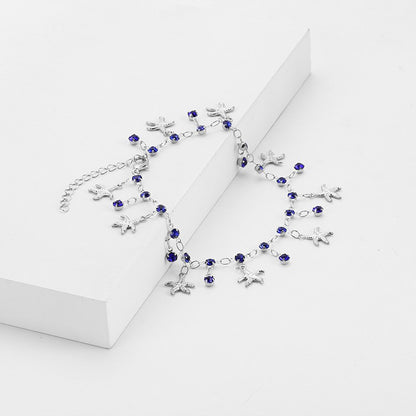 Starfish Charm Anklet Acalora