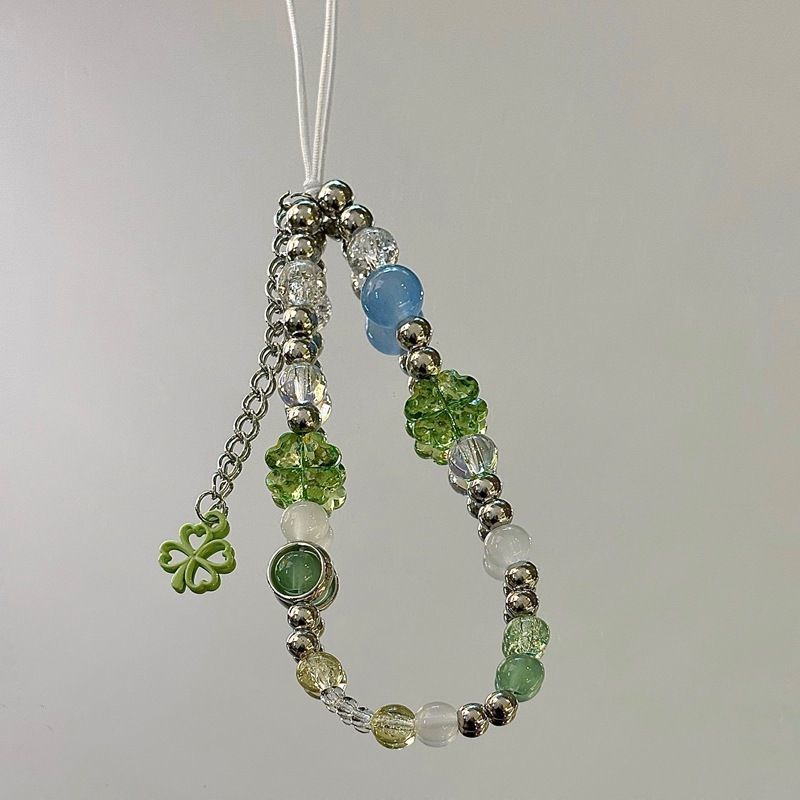 Decorative Beaded Mobile Phone Charm Acalora