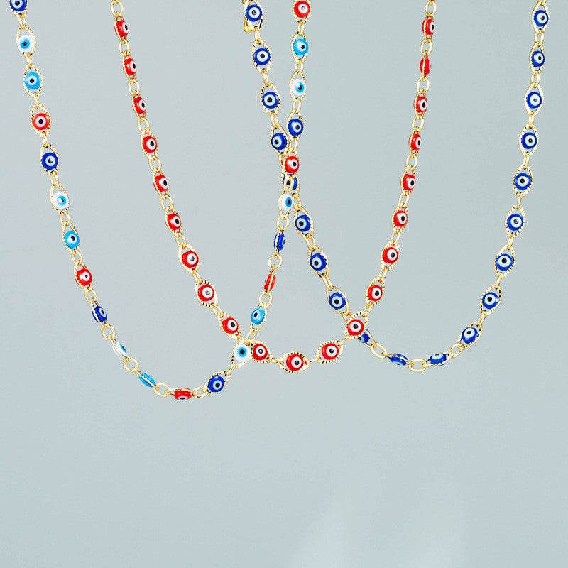 Evil Eye Protective Eyewear Chain Acalora