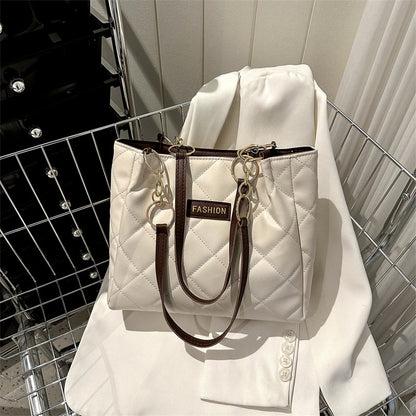Elegant Quilted Tote Bag Acalora