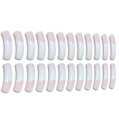 Premium French Tip Press-On Nails Acalora