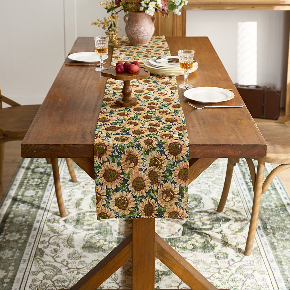 Decorative Floral Table Runner