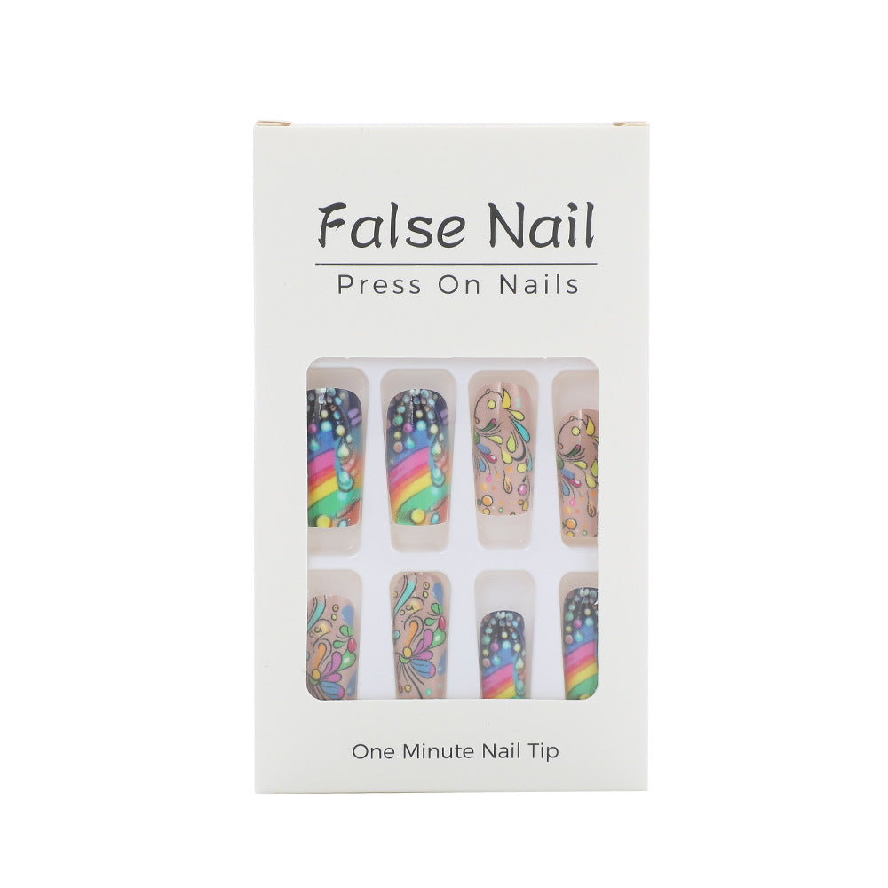 Art nails with colorful and creative motif designs Acalora