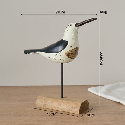 Decorative Bird Statue Display