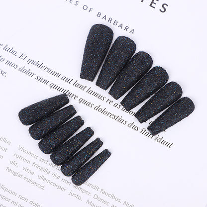 High-quality artificial nails with glitter effects Acalora