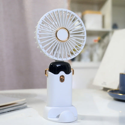 Women's Portable Handheld Fan with USB Charging Function and Powerful Airflow Karnz