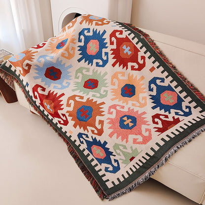 Decorative Woven Throw Blanket