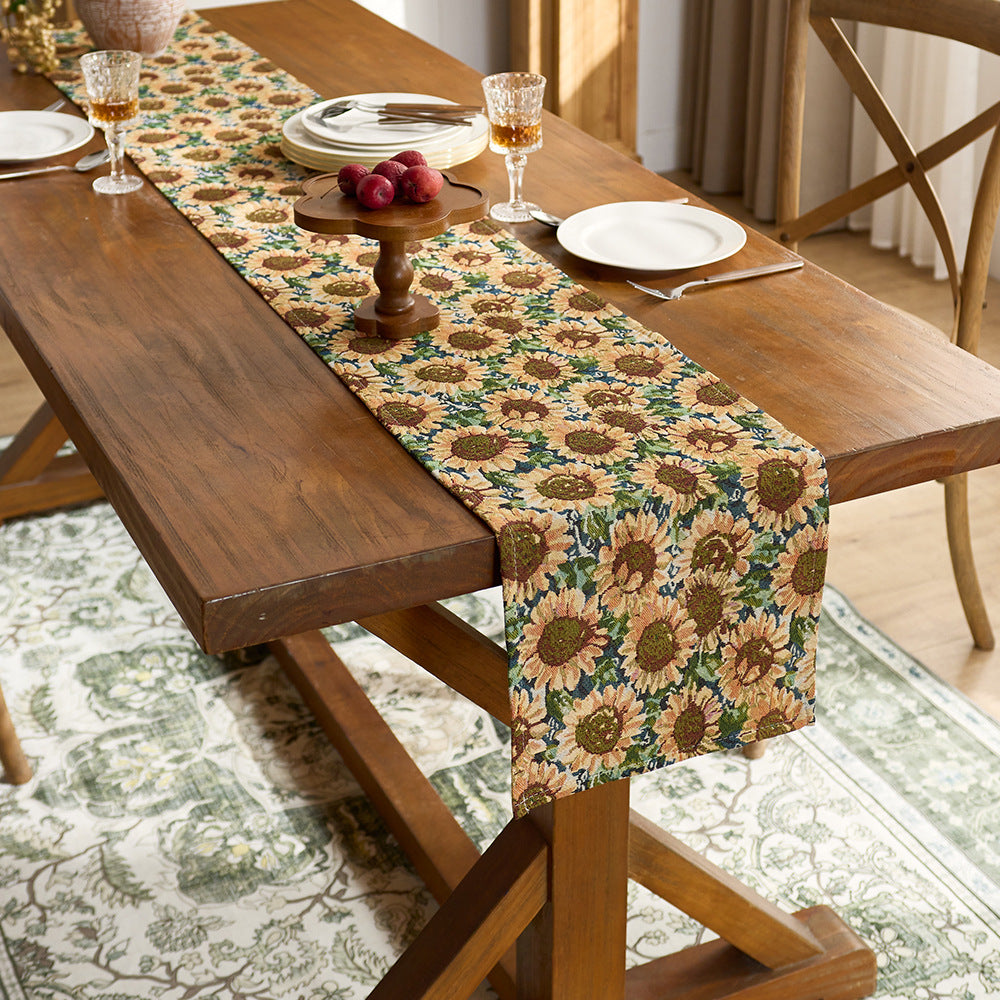 Decorative Floral Table Runner