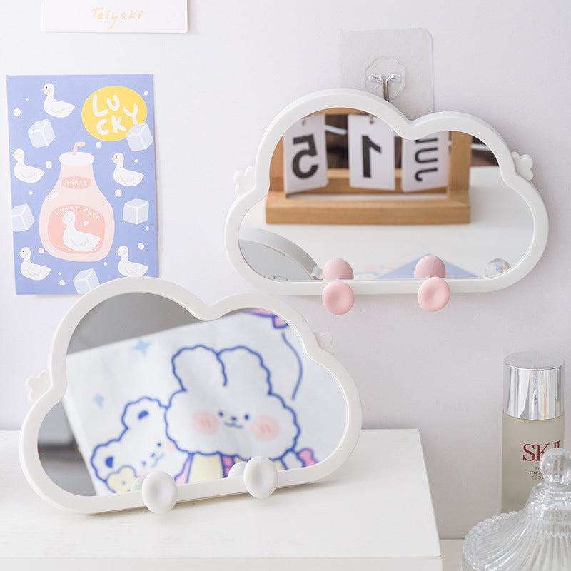 Decorative Cloud-Themed Wall Mirror