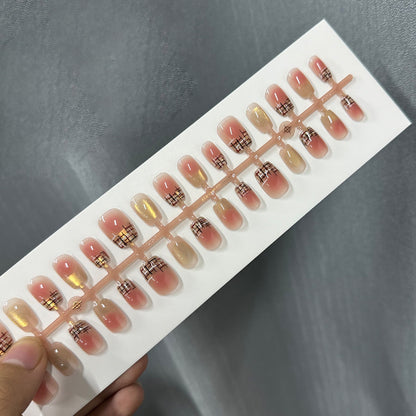 Artistic Ombre Press-On Nail Tips Set Acalora
