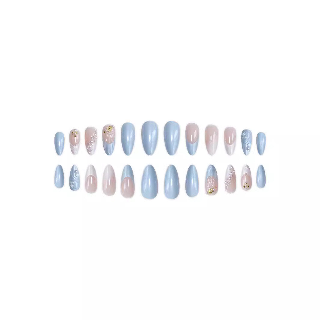 Artistic Marine-Inspired Nail Art Acalora