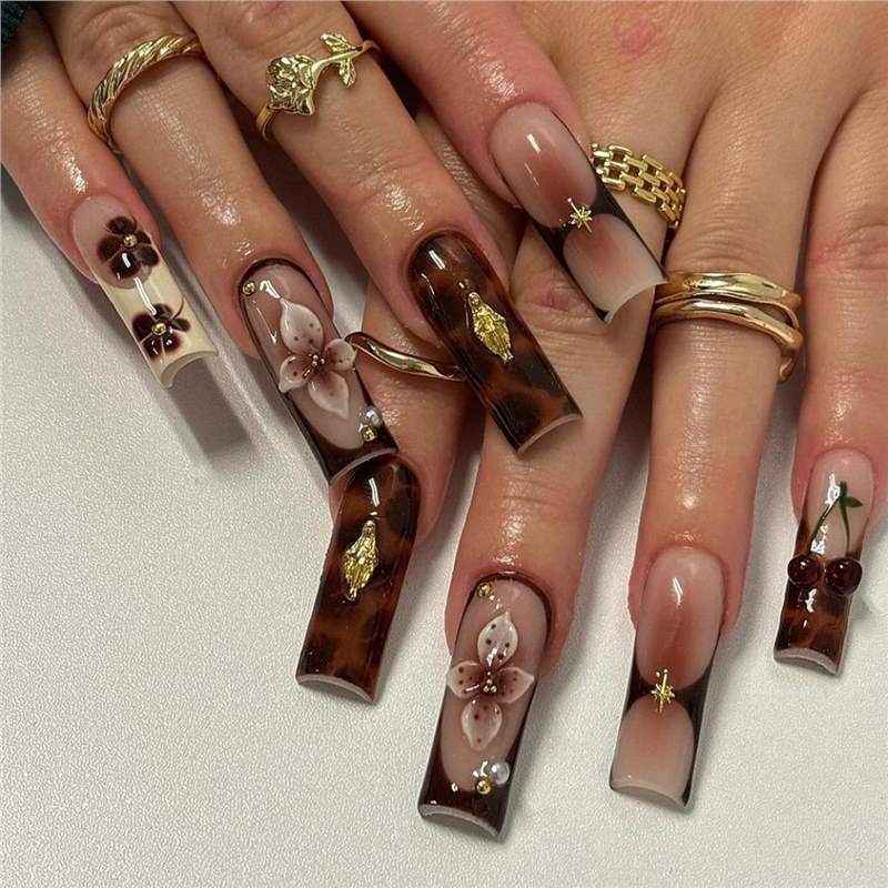 Floral Artisan Press-On Nail Set Acalora 1788434570