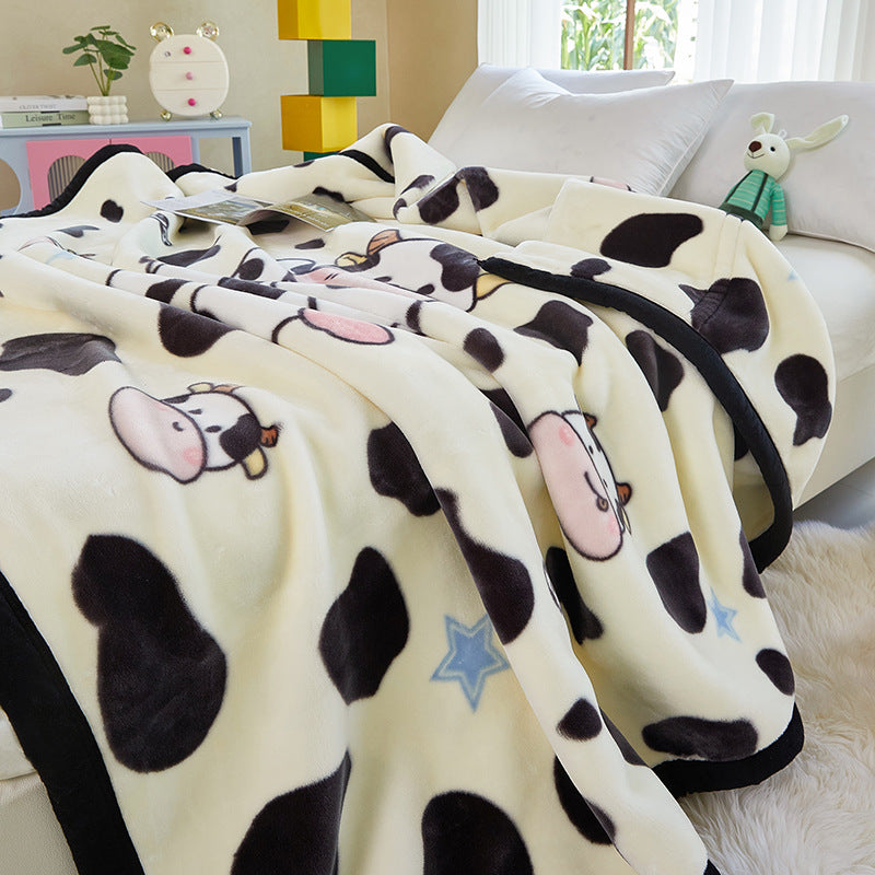 Decorative Fleece Throw Blanket