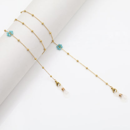Floral Bead Eyewear Chain Acalora