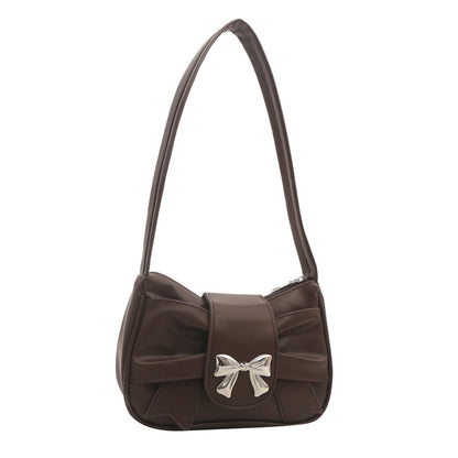 Elegant Bow Accent Shoulder Bag Acalora