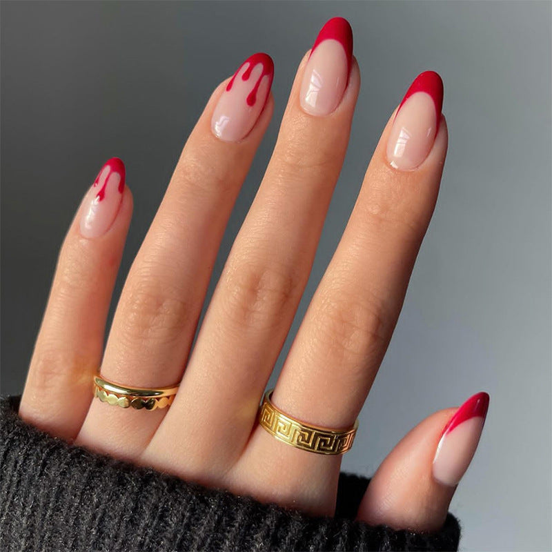 Artistic Gradient Design Press-On Nails Acalora