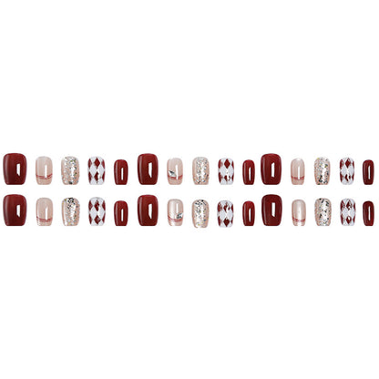 Artificial nail tips with glamorous details Acalora