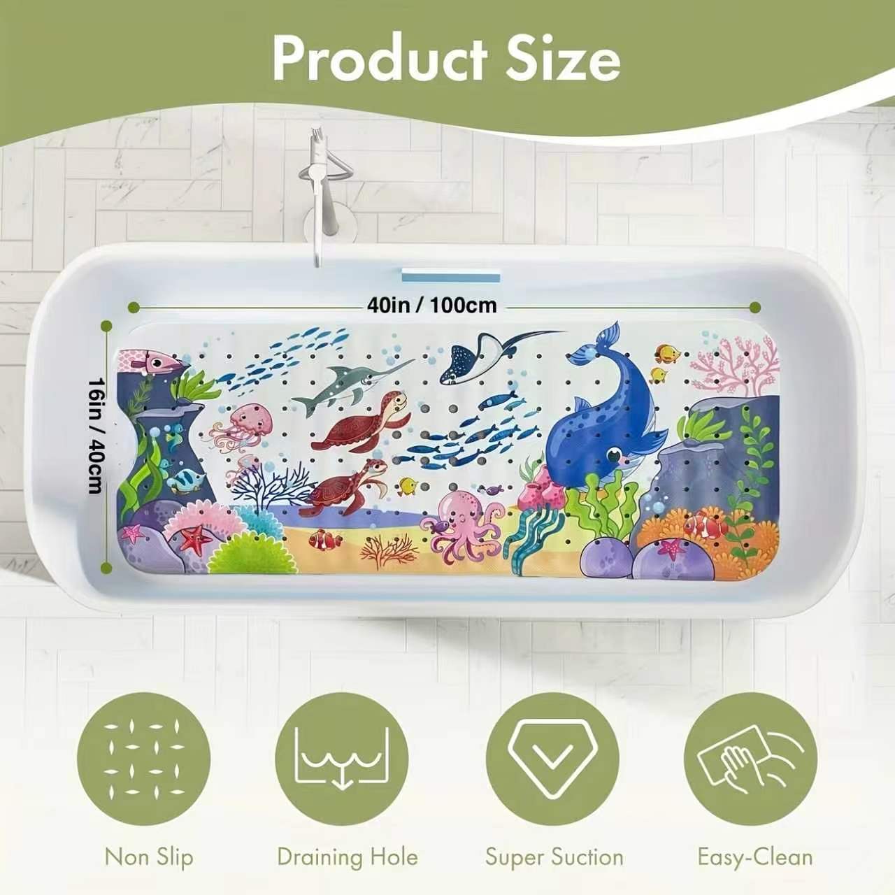 Decorative Ocean Shell Bath Mat