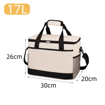 Unisex cooler bag with large storage space and insulating function Karnz