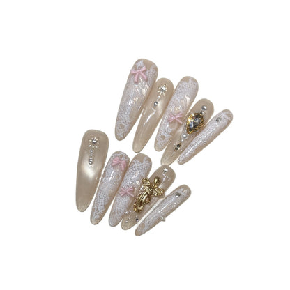 Decorative Press-On Nail Tips Acalora