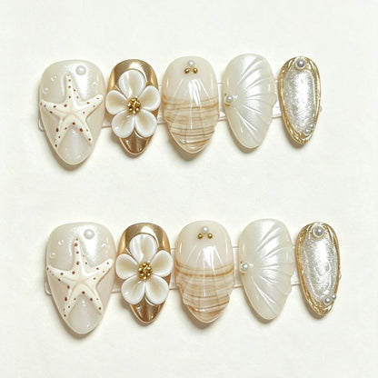 Premium Decorative Press-On Nail Art Collection Acalora