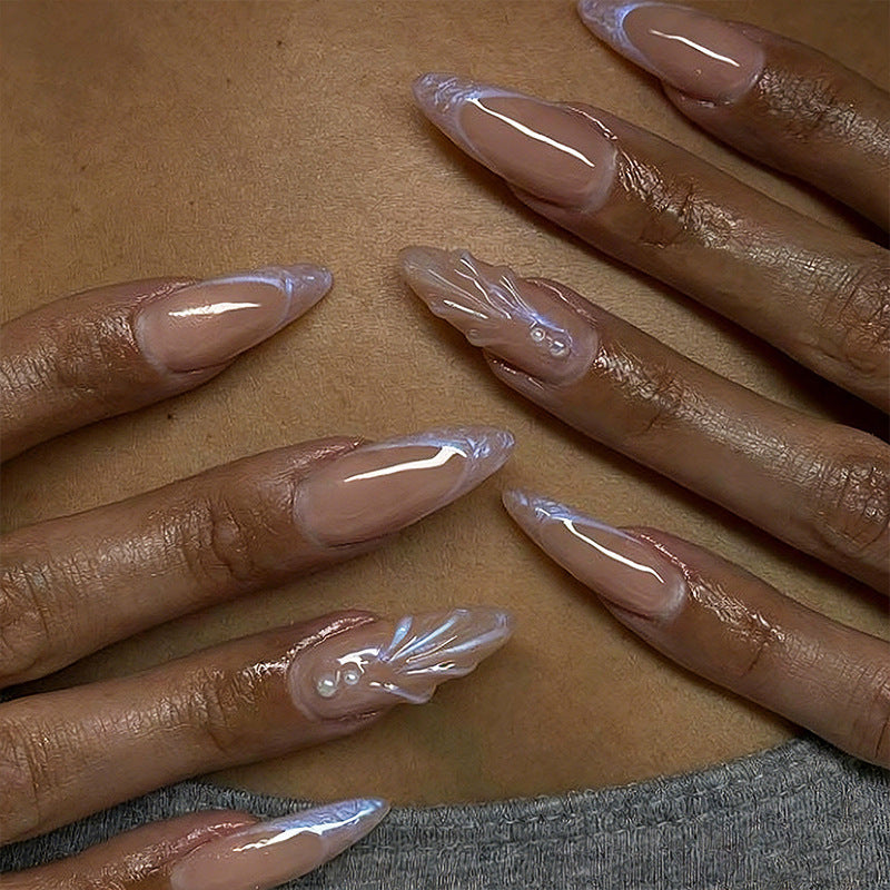 Artificial nail set with elegant 3D design Acalora
