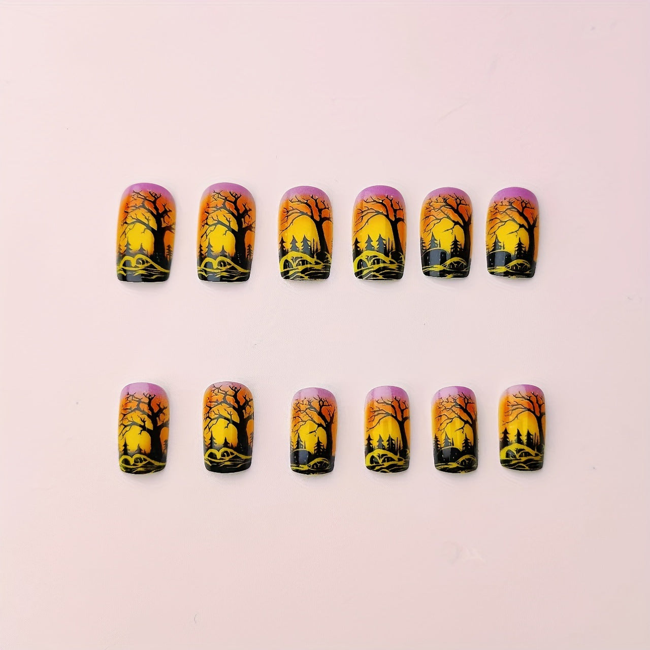Dramatic Halloween-Themed Nail Art Acalora