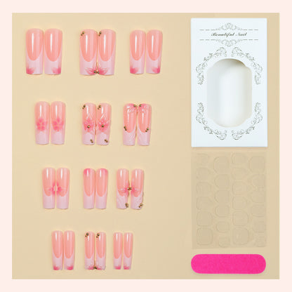 Elegant Decorative Press-On Nails Kit Acalora