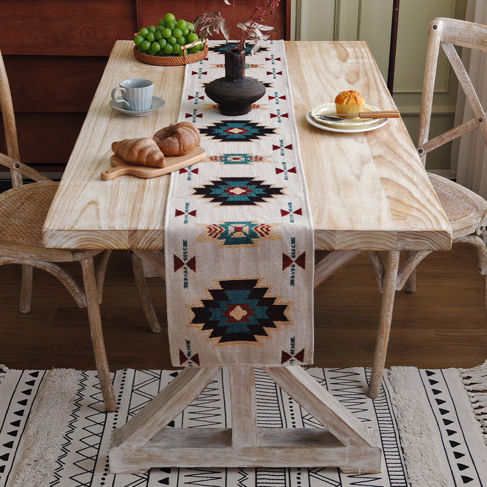 Artistic Geometric Table Runner