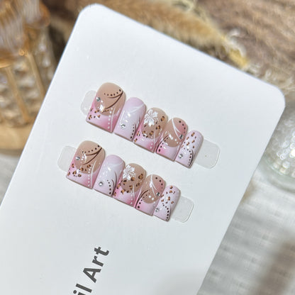 Floral-Inspired Press-On Nail Art Collection Acalora