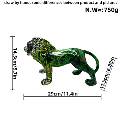 Artistically designed lion figure Acalora