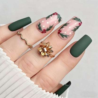 Nail art set with elegant Christmas motifs Acalora
