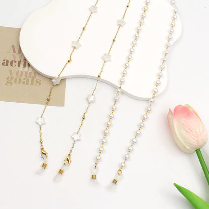 Star-Embellished Eyewear Chain Acalora