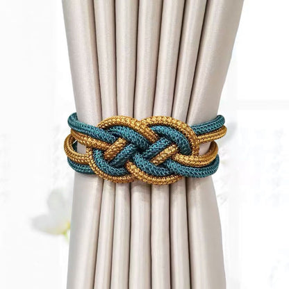 Decorative curtain tieback with braided design Acalora